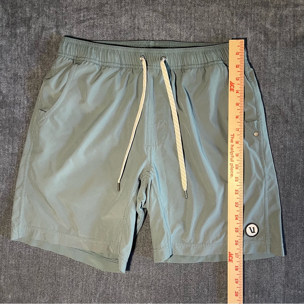 Vuori Kore Short Men’s Size M 7" Dusty Pine Athletic Training Lined gym - Picture 5 of 9